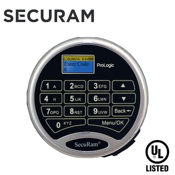 Securam ProLogic L02 EntryPad, Chrome SRAM-EC-0601A-L02-C-II-CH
